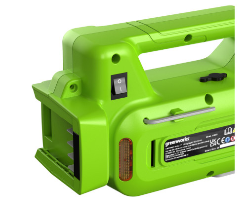 Домкрат автомобильный гидравлический аккумуляторный Greenworks G24JACK 24V, без АКБ и ЗУ