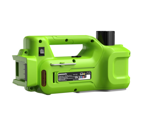 Домкрат автомобильный гидравлический аккумуляторный Greenworks G24JACK 24V, без АКБ и ЗУ