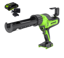 Пистолет для герметиков аккумуляторный Greenworks G24CAU 24V, 310 мл (1хАКБ 2Ач и ЗУ)