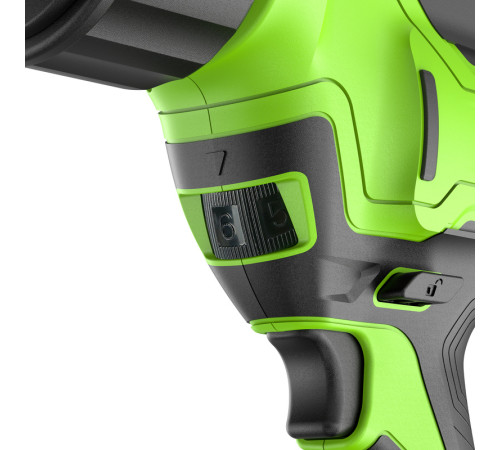 Пистолет для герметиков аккумуляторный Greenworks G24CAU 24V, 310 мл (1хАКБ 2Ач и ЗУ)