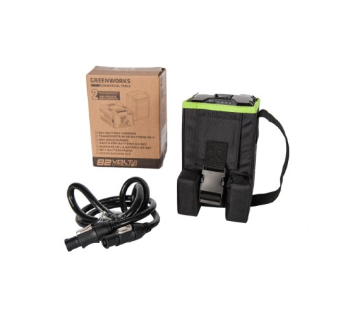 Поясной держатель с переходником для зарядки аккумуляторов Greenworks G82BC 82V
