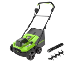 Аэратор-скарификатор аккумуляторный Greenworks 40V GD40SC38II (без АКБ и ЗУ)