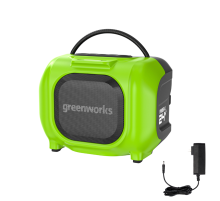Беспроводная акустическая система аккумуляторная Greenworks GPT-MNBS 24V/220V, без АКБ и ЗУ