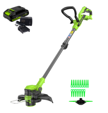 Триммер аккумуляторный Greenworks 24V G24LT301 (1хАКБ 2Ач и ЗУ) 30 см