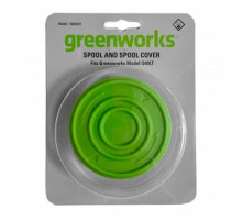 Катушка триммерная с леской 1,65 мм и крышкой Greenworks