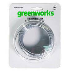 Леска 1,65 мм для триммера Greenworks
