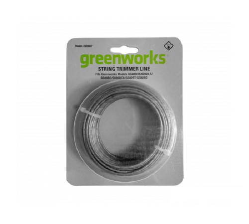 Леска 2 мм для триммера Greenworks