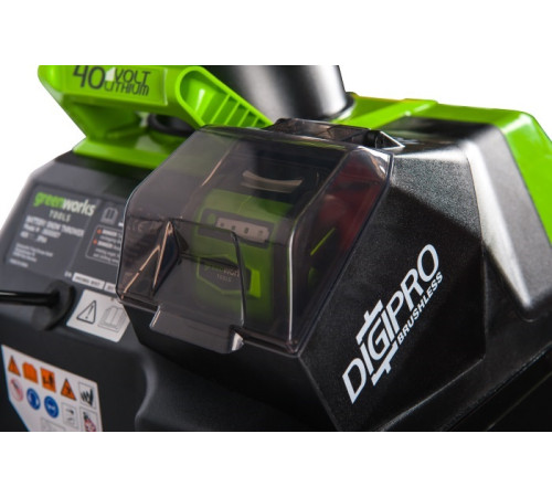 Снегоуборщик аккумуляторный Greenworks 40V GD40ST (без АКБ и ЗУ) 51см