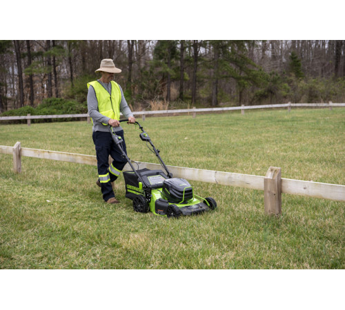 Газонокосилка аккумуляторная Greenworks 82V GC82LM51SP2 (без АКБ и ЗУ) 51см самоходная