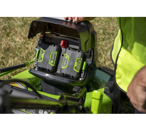 Газонокосилка аккумуляторная Greenworks 82V GC82LM51SP2 (без АКБ и ЗУ) 51см самоходная