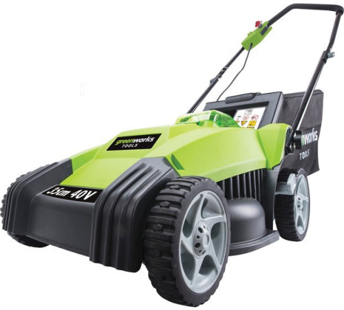 Газонокосилка аккумуляторная Greenworks 40V G40LM35K4 (1хАКБ 4Ач и ЗУ) 35см