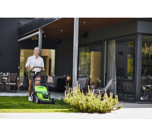 Газонокосилка аккумуляторная Greenworks 24V*2 G24X2LM41 (без АКБ и ЗУ) 41см