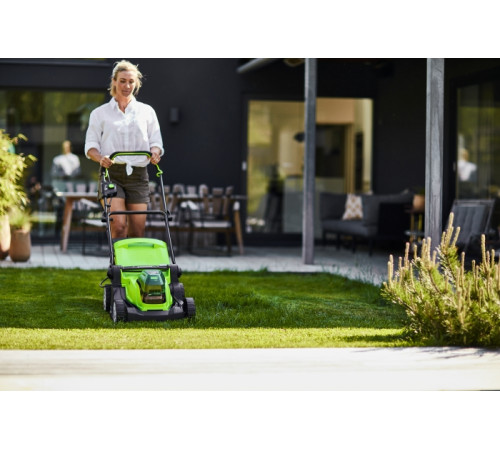 Газонокосилка аккумуляторная Greenworks 24V*2 G24X2LM41 (без АКБ и ЗУ) 41см