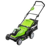 Колёсная газонокосилка Greenworks G40LM40 (с аккумулятором)