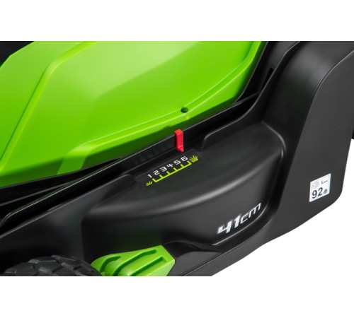 Колёсная газонокосилка Greenworks G40LM40 (с аккумулятором)