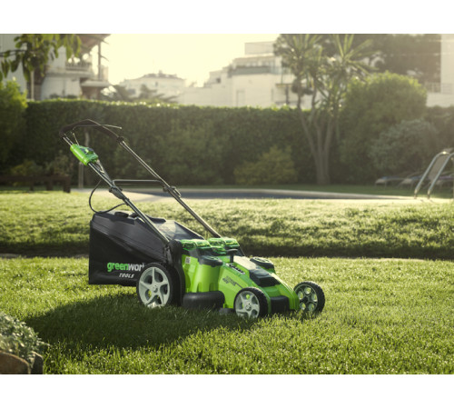 Колёсная газонокосилка Greenworks G40LM49DB (без АКБ)