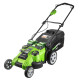 Колёсная газонокосилка Greenworks G40LM49DBK4 (с 1-м АКБ 4 Ah)