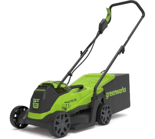 Газонокосилка аккумуляторная Greenworks 24V GD24LM33K4 (1хАКБ 4Ач и ЗУ) 33см