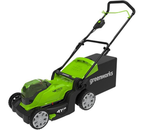 Газонокосилка аккумуляторная Greenworks 24V*2 G24X2LM41 (без АКБ и ЗУ) 41см