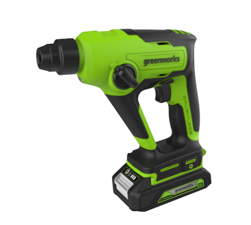 Перфоратор аккумуляторный Greenworks 24V GD24SDS1 (без АКБ и ЗУ) 1.2Дж