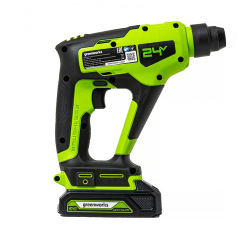 Перфоратор аккумуляторный Greenworks 24V GD24SDS1 (без АКБ и ЗУ) 1.2Дж