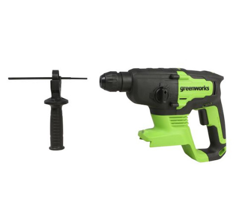 Перфоратор аккумуляторный Greenworks 24V GD24SDS2 (1хАКБ 4Ач и ЗУ) 2Дж в сумке