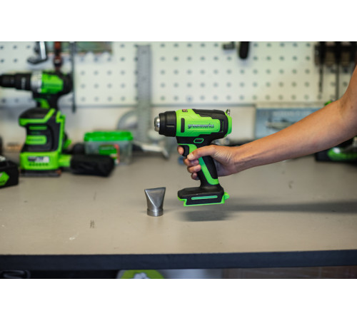 Фен строительный аккумуляторный Greenworks G24HG 24V (без АКБ и ЗУ)