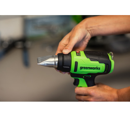 Фен строительный аккумуляторный Greenworks G24HG 24V (без АКБ и ЗУ)