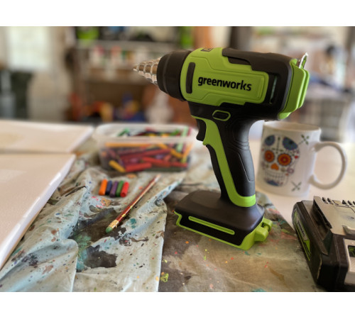 Фен строительный аккумуляторный Greenworks G24HG 24V (без АКБ и ЗУ)