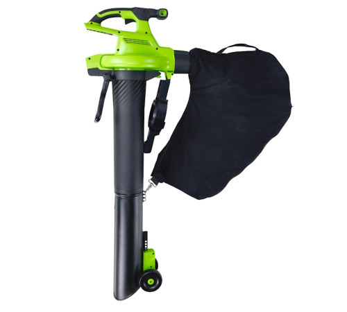 Воздуходув-пылесос садовый аккумуляторный Greenworks 40V GD40BVIIK4 (c 1хАКБ 4Ач и ЗУ)