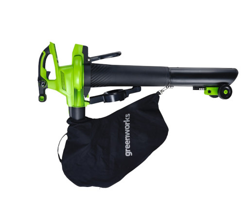 Воздуходув-пылесос садовый аккумуляторный Greenworks 40V GD40BVIIK4 (c 1хАКБ 4Ач и ЗУ)