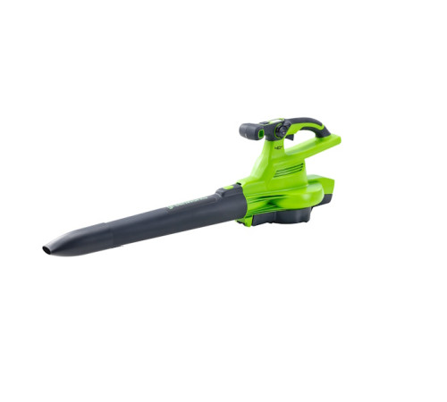 Воздуходув-пылесос садовый аккумуляторный Greenworks 40V GD40BVIIK4 (c 1хАКБ 4Ач и ЗУ)