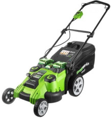 Колёсная газонокосилка Greenworks G40LM49DBK4 (с 1-м АКБ 4 Ah)