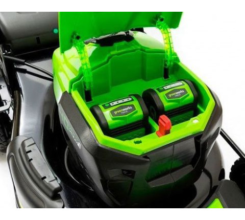 Газонокосилка аккумуляторная Greenworks 40V GD40LM46SP (без АКБ и ЗУ) 46см самоходная