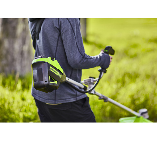 Триммер аккумуляторный Greenworks 60V GD60BCBK4 (1хАКБ 4Ач и ЗУ) 40см