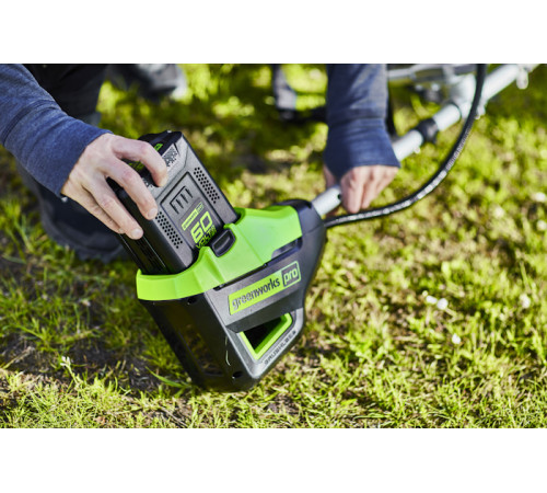 Триммер аккумуляторный Greenworks 60V GD60BCBK4 (1хАКБ 4Ач и ЗУ) 40см