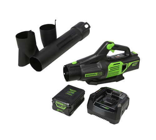 Воздуходув аккумуляторный Greenworks 60V GD60AB (без АКБ и ЗУ)