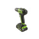 Дрель-шуруповерт Greenworks GD24DD35K2 3704007UA (с 1-м АКБ, кейс)