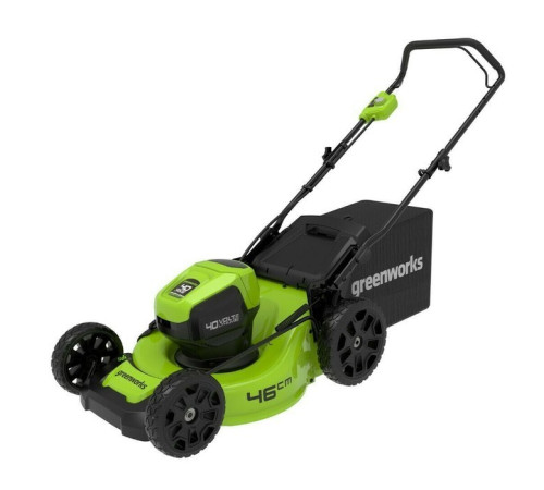 Газонокосилка аккумуляторная Greenworks 40V GD40LM46HP (1хАКБ 4Ач и ЗУ) 46см