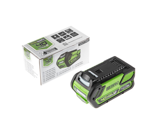 Газонокосилка аккумуляторная Greenworks 40V GD40LM46HP (1хАКБ 4Ач и ЗУ) 46см