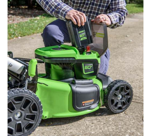 Газонокосилка аккумуляторная Greenworks 60V GD60LM51SPK4 (1хАКБ 4Ач и ЗУ) 51см самоходная