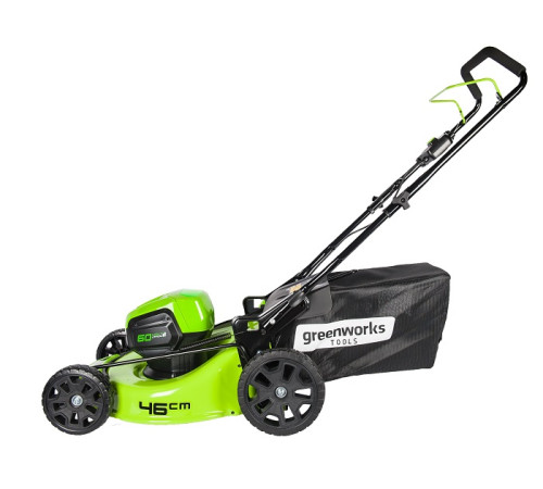 Газонокосилка аккумуляторная Greenworks 60V GD60LM46HP (1хАКБ 4Ач и ЗУ) 46см