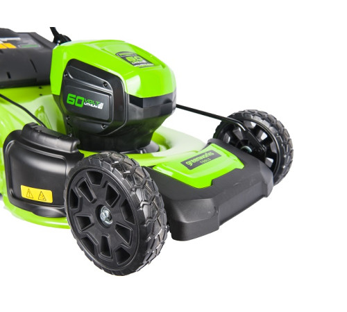 Газонокосилка аккумуляторная Greenworks 60V GD60LM46HP (1хАКБ 4Ач и ЗУ) 46см