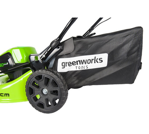 Газонокосилка аккумуляторная Greenworks 60V GD60LM46HP (1хАКБ 4Ач и ЗУ) 46см