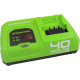 Зарядное устройство Greenworks 40V G40UC5 5А