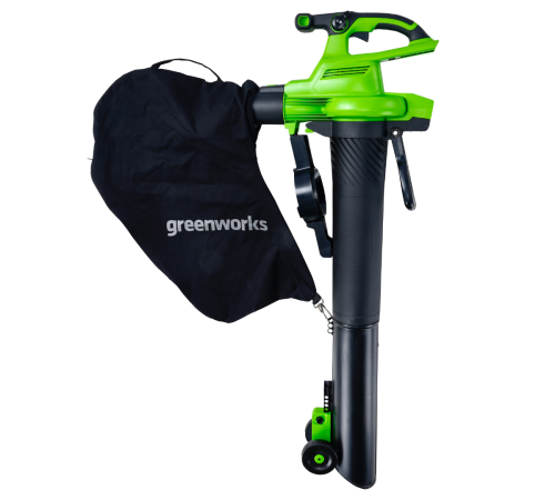 Воздуходув-пылесос садовый аккумуляторный Greenworks 40V GD40BVII (без АКБ и ЗУ)