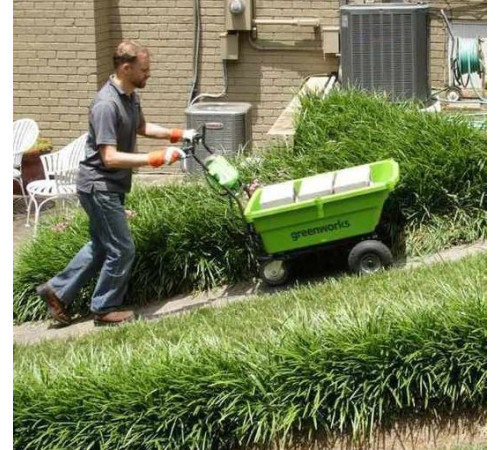 Садовая тележка самоходная Greenworks 40V G40GC (без АКБ и ЗУ)106л