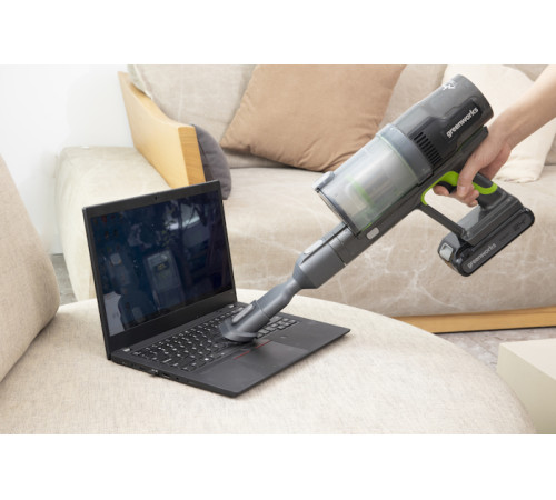 Пылесос вертикальный аккумуляторный Greenworks 24V G24SVK4 (1хАКБ 4Ач и ЗУ)