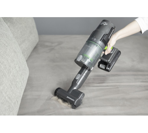 Пылесос вертикальный аккумуляторный Greenworks 24V G24SVK4 (1хАКБ 4Ач и ЗУ)