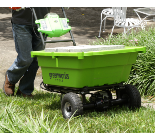 Садовая тележка самоходная Greenworks 40V G40GC (без АКБ и ЗУ)106л